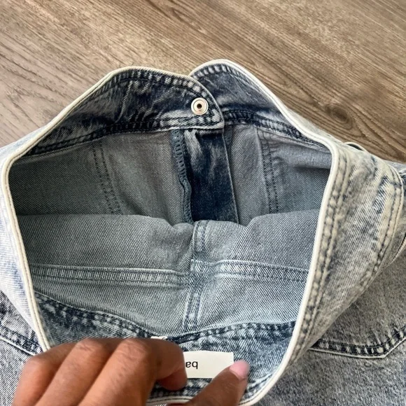 BA&SH Mame Boyfriend Acid Wash Jeans Ankle Length Womens 4 - Picture 12 of 16